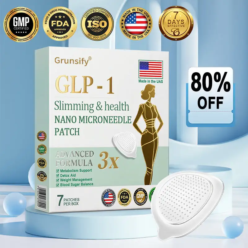 【Last Day Promotion 60% OFF】Grunsify® NIDDK-Tirzepatide Slimming & health NANO MICRONEEDLE PATCH🇺🇸👨⚕️(Zero Pain, 24/7 Release | Lose 20lbs FAST | 90% Sugar Drop | )2️⃣