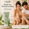 Grunsify® Natural Gentle Hair Removal Cream | For Women & Men, Sensitive Skin