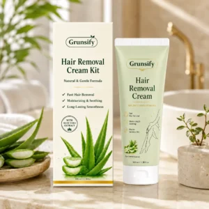 Grunsify® Natural Gentle Hair Removal Cream | For Women & Men, Sensitive Skin